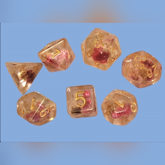 MTG MAGIC THE GATHERING PREMIUM 2 SIDED LIFE COUNTER & CUSDIE ROSE DICE ~ DND - Picture 2 of 7